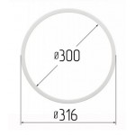 Термокольцо для натяжного потолка Ø300 мм