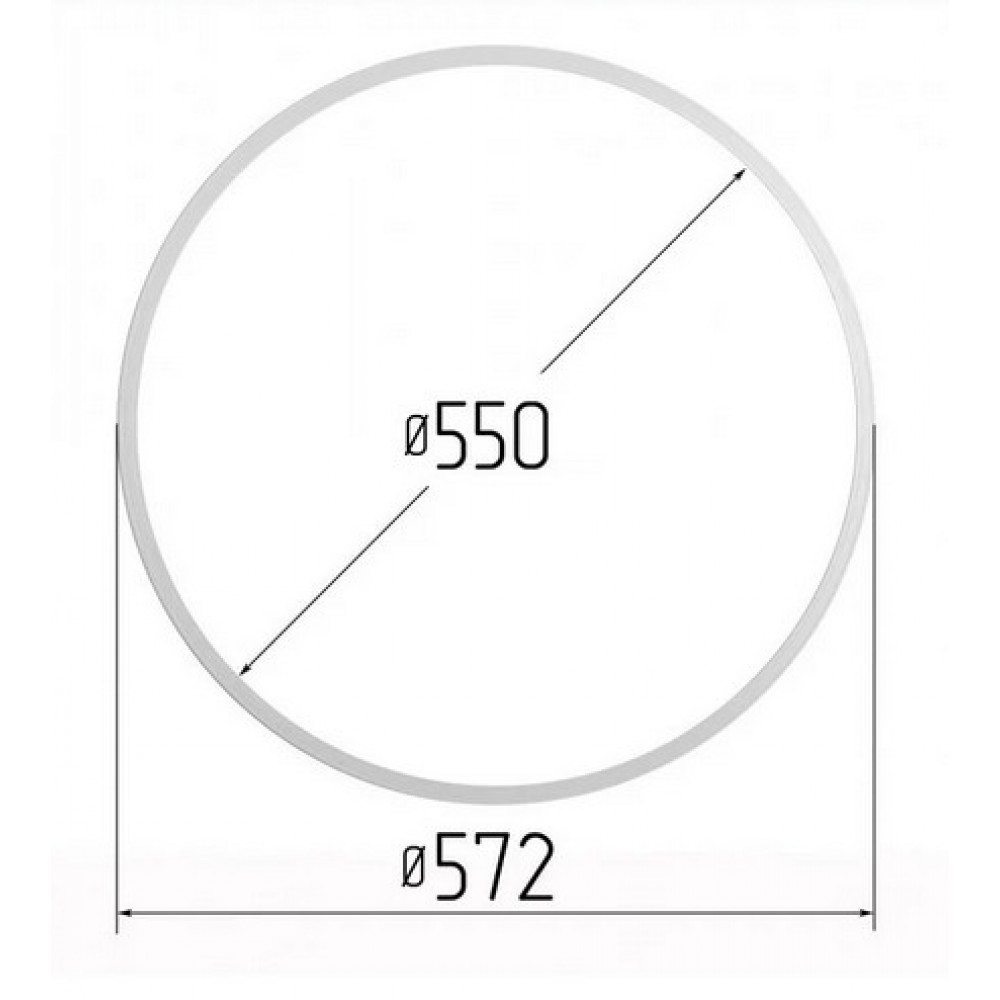 Термокольцо для натяжного потолка Ø550 мм